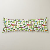 Coussins Longs Dachshunds En Promenade Dans Le Parc (Devant)