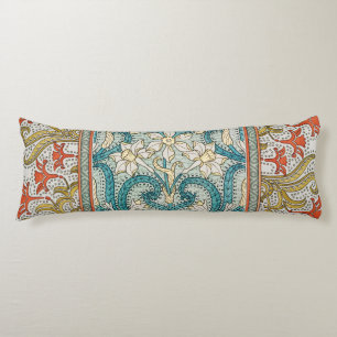 Coussins Longs Daffodique chintz papier peint à fleurs Art nouvea