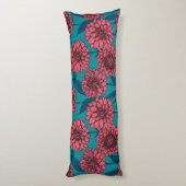 Coussins Longs Dahlias (Dos (Vertical))