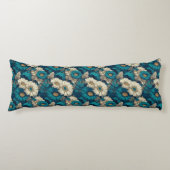 Coussins Longs Daisy Print Home Styling Mousse de Mémoire Côtière (Devant)