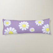 Coussins Longs Daisy Simple Lilac (Dos)