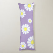 Coussins Longs Daisy Simple Lilac (Dos (Vertical))