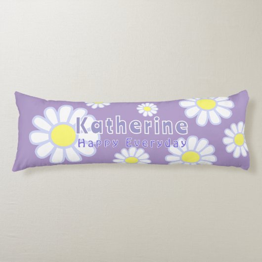 Coussins Longs Daisy Simple Lilac (Devant)