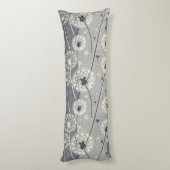 Coussins Longs Dandelion monochrome moderne (Dos (Vertical))