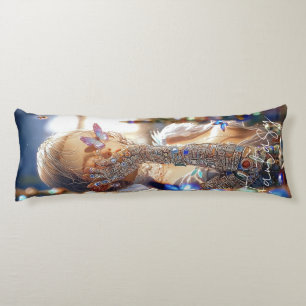 Coussins Longs Dark Fantasy Girl - Esthétique Urbaine