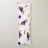 Coussins Longs Dart Gun Battle War Boys Motif cible (Devant (Vertical))