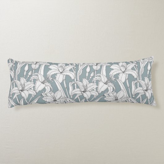 Coussins Longs Daylilies (Dos)