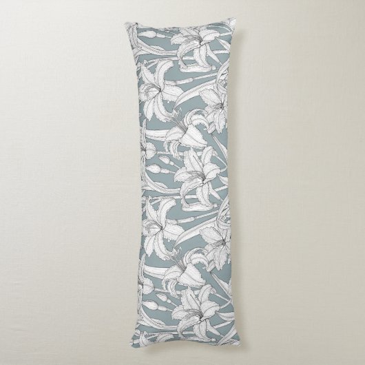 Coussins Longs Daylilies (Dos (Vertical))