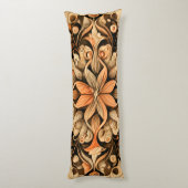 Coussins Longs Décor Brown orange beige Arrière - plan esthétique (Dos (Vertical))