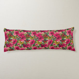 Coussins Longs Décor de maison de jardin camouflage papillon Trop