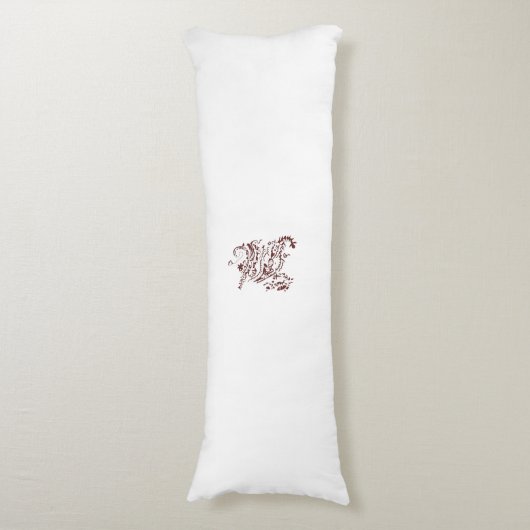 Coussins Longs Décor rouge orangé (Devant (Vertical))