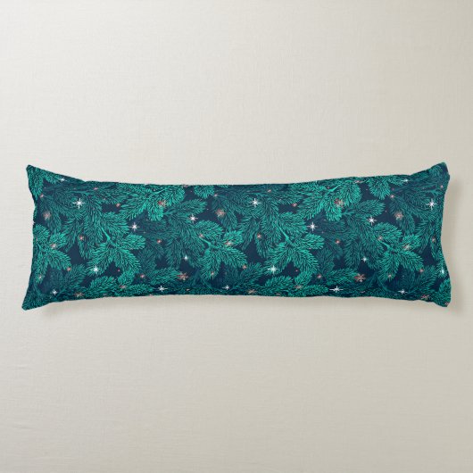 Coussins Longs 💚 Décoration de chambre à coucher Flocon de neige (Devant)