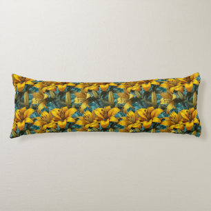 Coussins Longs Décoration de chambre avec fleurs de lys canapé vi
