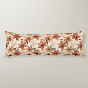 Coussins Longs Décoration de maison florale Amaryllis Victorienne