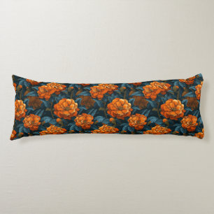 Coussins Longs Décoration de sol florale aux Gardenias Coin uniqu