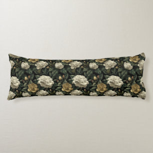 Coussins Longs Décoration esthétique de texture de gardenias pour