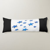 Coussins Longs Décorations de Noël Bleues (Devant)