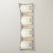 Coussins Longs Decorative Floral Frame Body Pillow (Dos (Vertical))