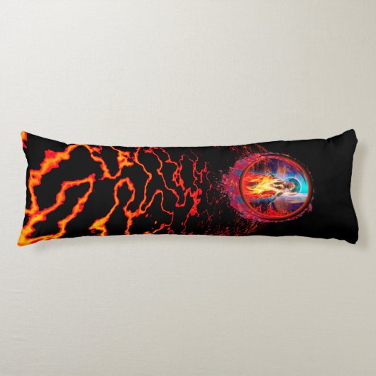 Coussins Longs Déesse du feu PELE (Devant)