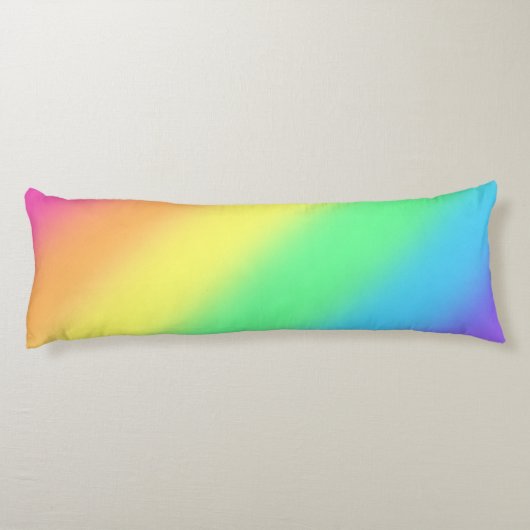 Coussins Longs Dégradé arc-en-ciel (Dos)
