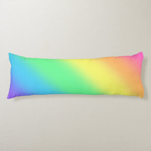 Coussins Longs Dégradé arc-en-ciel