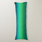 Coussins Longs Dégradé Vert Sarcelle Abstrait Fond Moderne (Devant (Vertical))