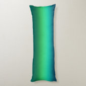 Coussins Longs Dégradé Vert Sarcelle Abstrait Fond Moderne (Dos (Vertical))