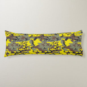 Coussins Longs Déguisement Jaune et Marron, Militaire, Armée