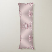 Coussins Longs Delicate Pink Floral Body Pillow (devant Vertical)