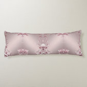 Coussins Longs Delicate Pink Floral Body Pillow (Dos)