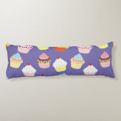 Coussins Longs Délicieux Décoré Anniversaire Cupcakes Oreiller Co (Dos)