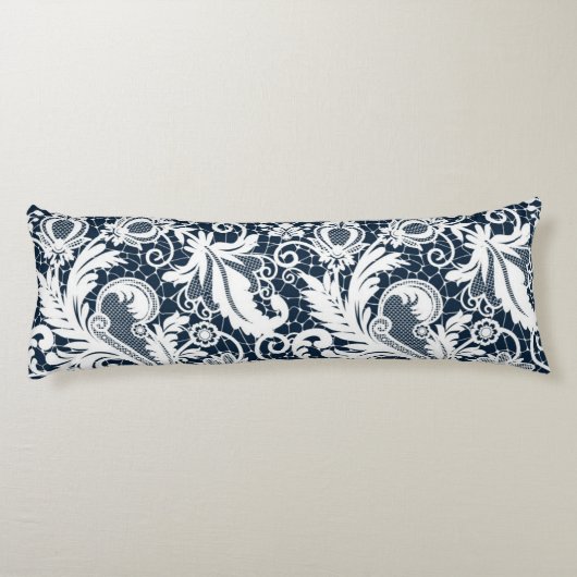 Coussins Longs Dentelle blanche 2 (Dos)