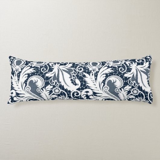 Coussins Longs Dentelle blanche 2 (Devant)