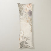 Coussins Longs Dentelle et fleurs (Dos (Vertical))