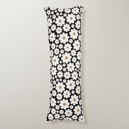 Coussins Longs Des bouquets de jolies fleurs de marguerite blanch (Devant (Vertical))