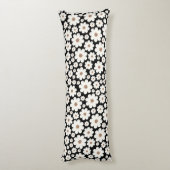 Coussins Longs Des bouquets de jolies fleurs de marguerite blanch (Dos (Vertical))