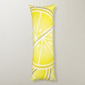 Coussins Longs Des coins de citron funky ! (Dos (Vertical))