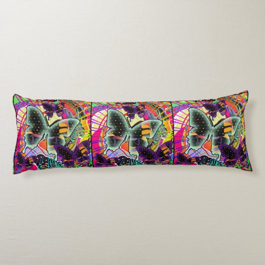 Coussins Longs Des papillons à gogo (Dos)