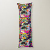 Coussins Longs Des papillons à gogo (Dos (Vertical))