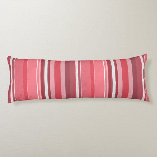 Coussins Longs Des rayures roses et puantes (Dos)