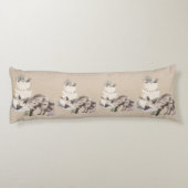 Coussins Longs Desert Hyena Birthday – Minimal Botanical Illustra (Dos)