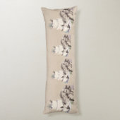 Coussins Longs Desert Hyena Birthday – Minimal Botanical Illustra (Dos (Vertical))