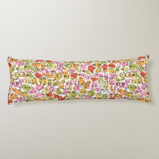 Coussins Longs design amusant (Dos)