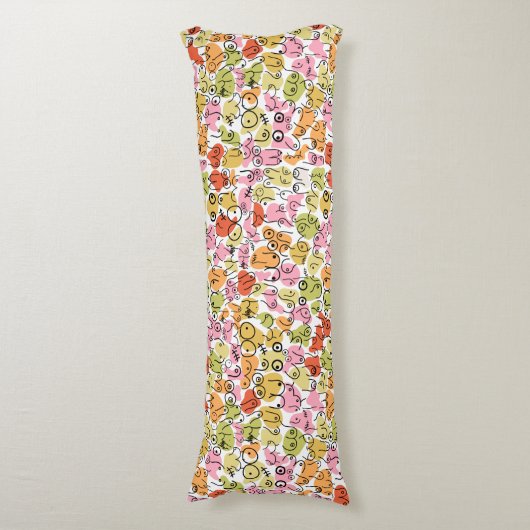 Coussins Longs design amusant (Devant (Vertical))