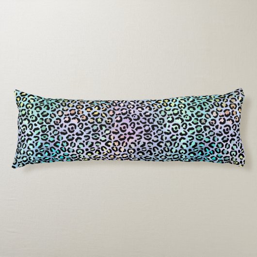 Coussins Longs Design de la série Leopard Iridescente 8 (Devant)