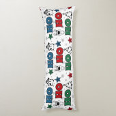 Coussins Longs Design de Noël Ho-Ho-Ho (Dos (Vertical))