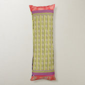Coussins Longs design d'un vase avec des fleurs dedans (Dos (Vertical))