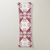 Coussins Longs Design élégant de libellule rouge ornementale (Devant (Vertical))