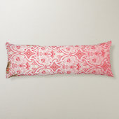 Coussins Longs Design élégant en tissu avec un p floral complexe (Dos)