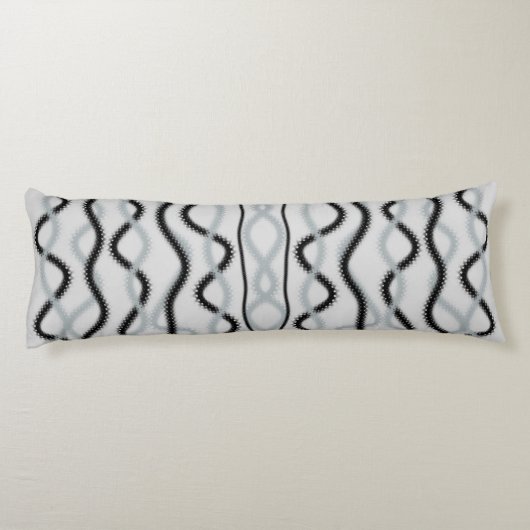 Coussins Longs Design géométrique abstrait simple et élégant (Dos)